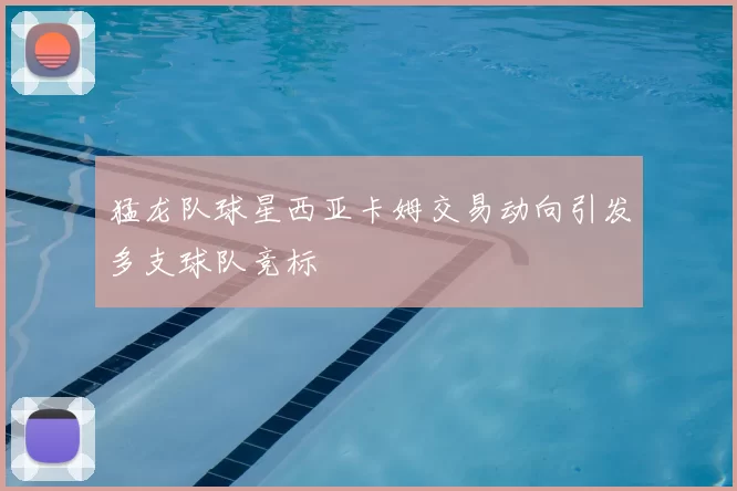 猛龙队球星西亚卡姆交易动向引发多支球队竞标